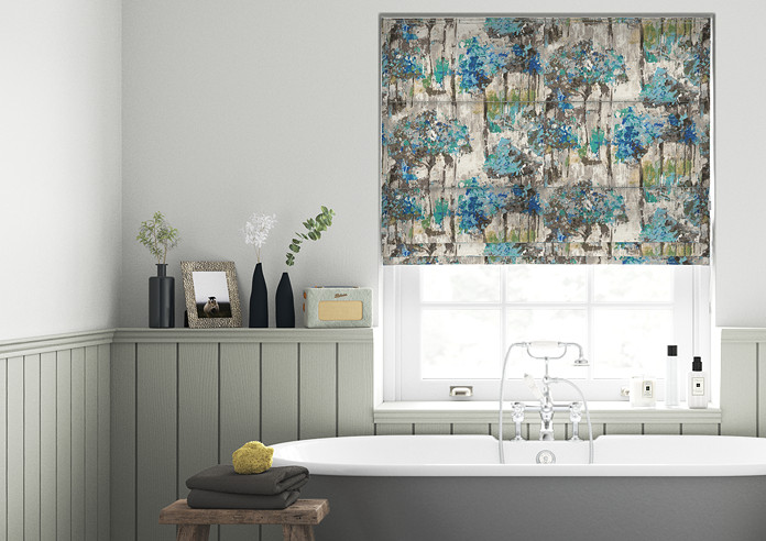 Camden, Blue - Roman Blind - Image 3